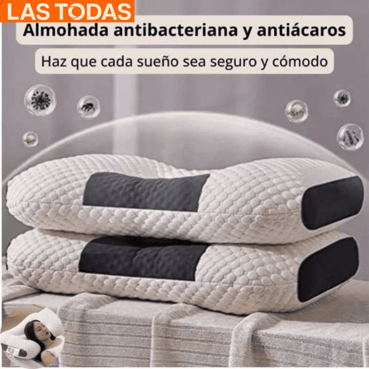 Compra 1 almohada y lleva GRATIS una pisto. masajeadora!!
