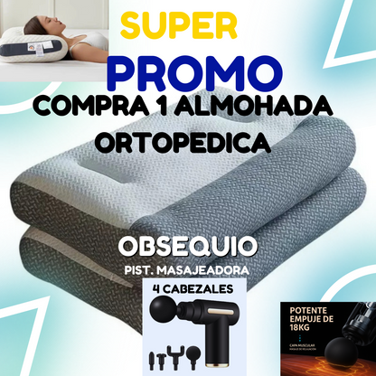 Compra 1 almohada y lleva GRATIS una pisto. masajeadora!!